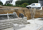 Réalisation des fondations à Sainte-Livrade-sur-Lot